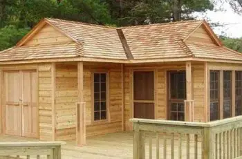 This small wood cabin kit can be assembled by you for $23,000