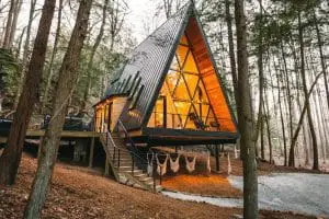 3 Story A-Frame With Waterfall – Ohio, United States