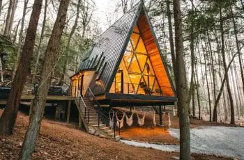 3 Story A-Frame With Waterfall – Ohio, United States
