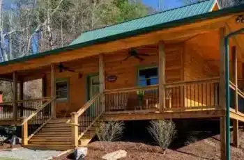Step Away from Stress and Get pleasure from Life in a Secluded Log Residence with Wraparound Porch