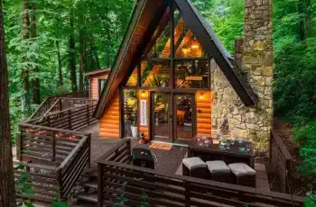 The A-Frame Chalet Is One Of The Most Incredible Home In Gatlinburg